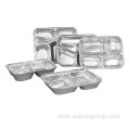 Compartment Disposable Aluminum Foil Fast Food Container